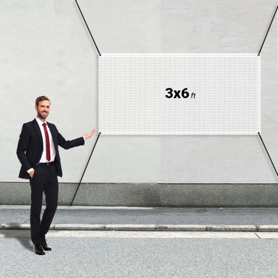 Custom 3' X 6' Mesh Banners