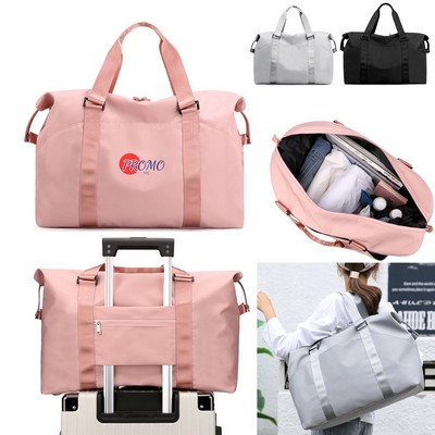 Travel Duffle Bag with Trolley Sleeve