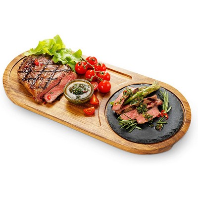 Rock Slab Steak Tray