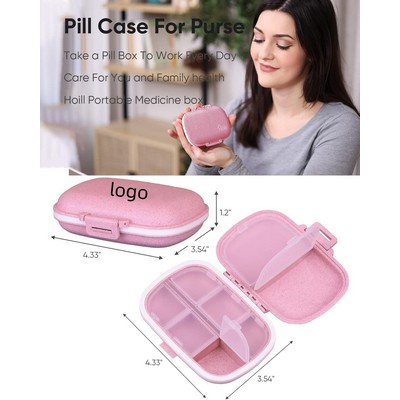 Eight Compartment Travel Medicine Organizer Trays