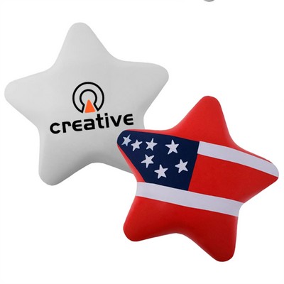 Patriotic Star Shape Stress Ball