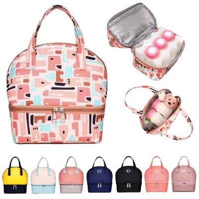 Breastmilk Cooler Bag w/ 2 pcs Ice Packs