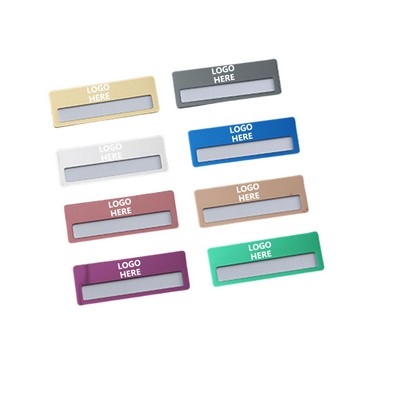 Metal Name Tag Holder