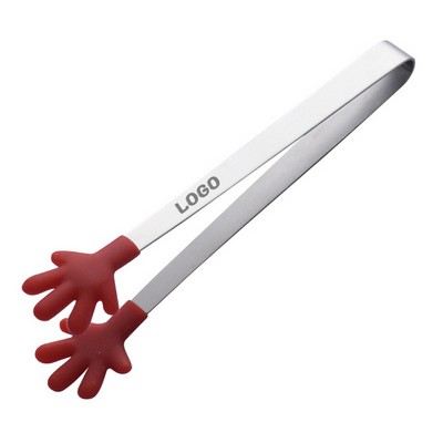 Silicone Mini Palm Shaped Food Tongs
