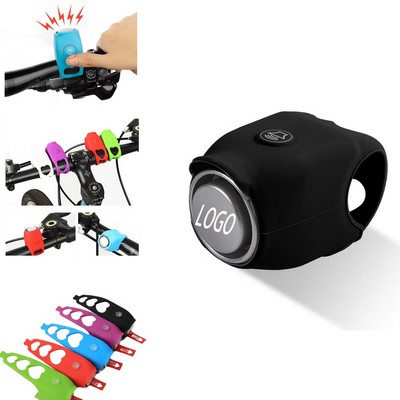 Bicycle Multi - Color Silicone Electric Bell Horn