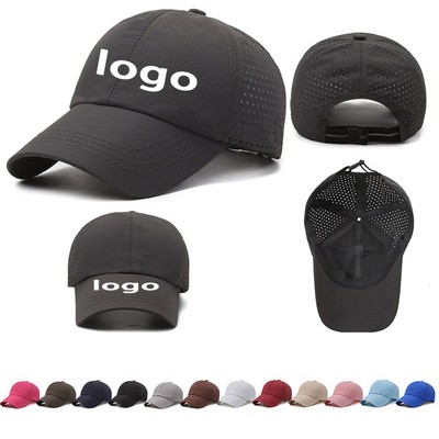 Sports Quick Drying Breathable Mesh Duck Tongue Baseball Cap
