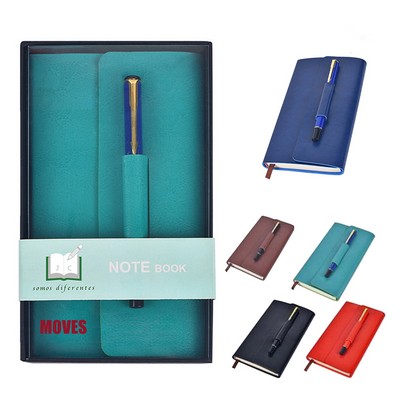 Notebook With Pen&Card Holder
