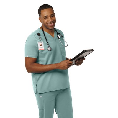 Pioneer Pocket V-Neck Scrub Top