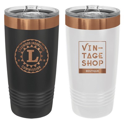 Polar Camel 20oz ION-Plated Rose Gold Tumbler with Sliding Lid