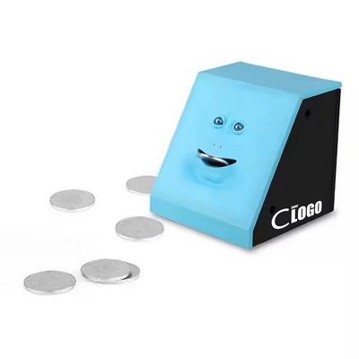 Electric Face-Shaped Coin Bank