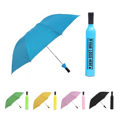 Portable Wine Bottle Umbrella
