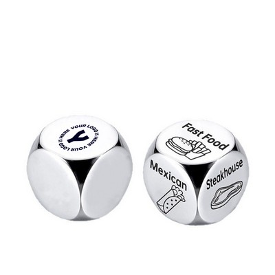 Stainless Steel 6 Sided Dice