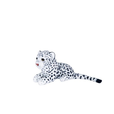Sitting White Leopard