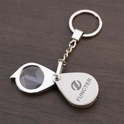 20X Jewelers Loupe Magnifier Keychain