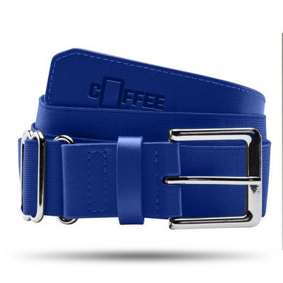 Baseball Belt With Custom Logo Faux Leather