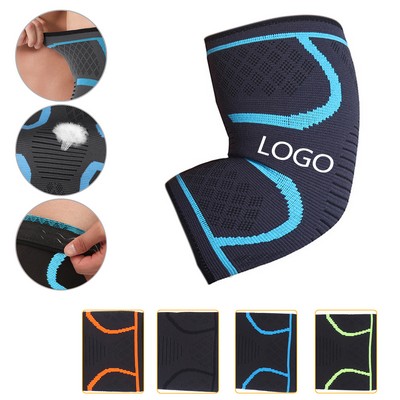 Fitness Elbow Sleeve Breathable Brace Wrap Around For Sports