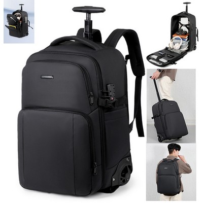 Rolling Backpack With Pull-Rod