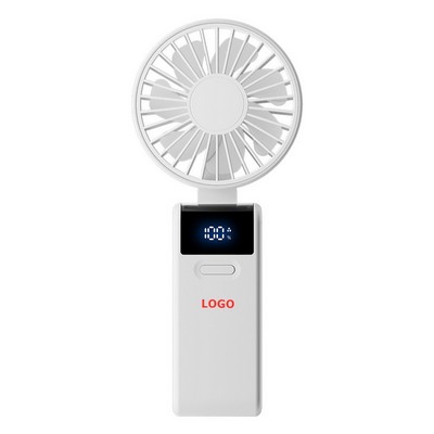 Digital Display Handheld Fan