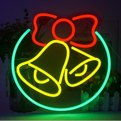 Christmas Bell Neon Sign
