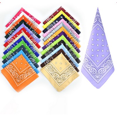 21'' X 21'' Polyester Square Bandana
