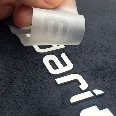 6.5" Silicone Sticker Label