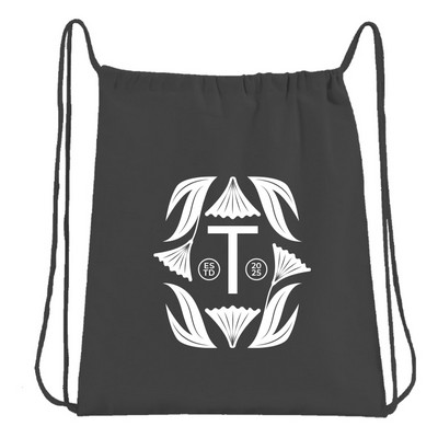 Sunridge Small Canvas Drawstring Backpack