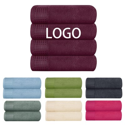 Cotton Square Kitchen Or Bathroom Hand Towel