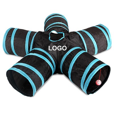 Foldable Cat Tunnel Tent