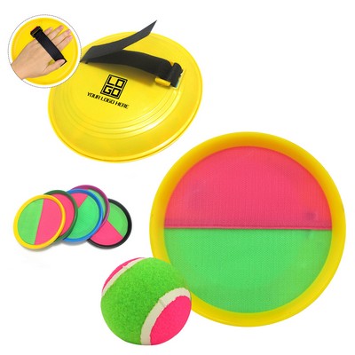 Throw Paddle Toss And Catch Ball Set