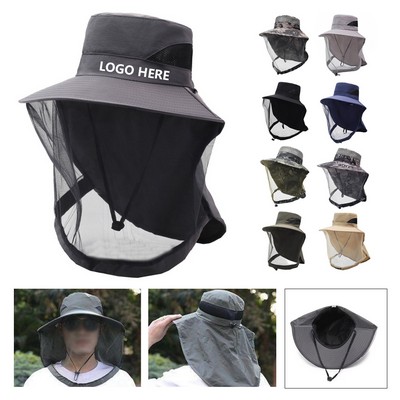 Insect-repellent sun hat with UPF 50+ shielding