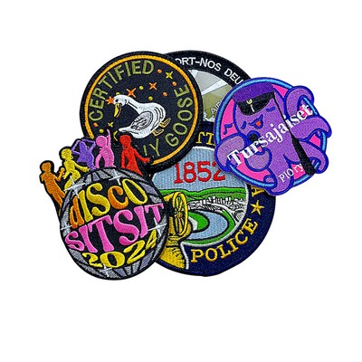 Custom Embroidered Patch With Adhesive Back