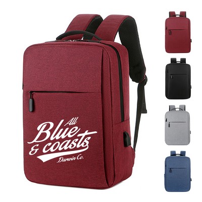 Water-Resistant Travel Laptop Backpack