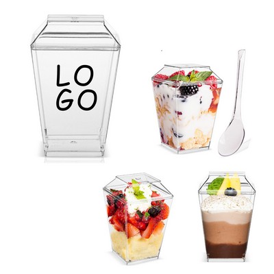 5oz Disposable Plastic Clear Dessert Cup
