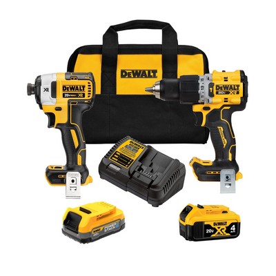 DeWalt 20V Max Xr Brushless 2-Tool Combo Kit - Drill/Driver & Impact Driver