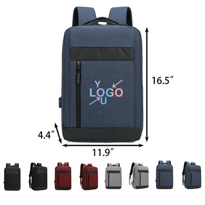 Personalized USB College Backpack