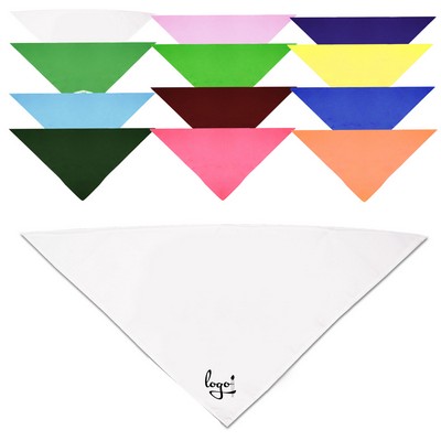 Polyester Pet Triangle Bib
