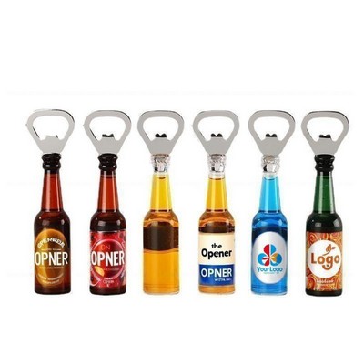 Fridge Magnet Beer Bottle Shape Opener