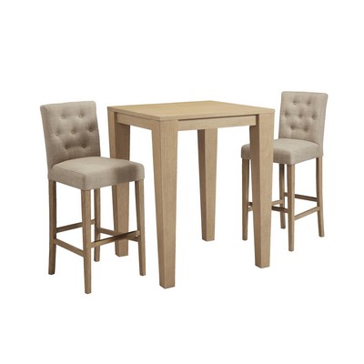 Escalade Sports American Heritage - Port Royal Pub Table Set - White Oak