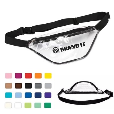 Clear Transparent PVC Fanny Pack Bag