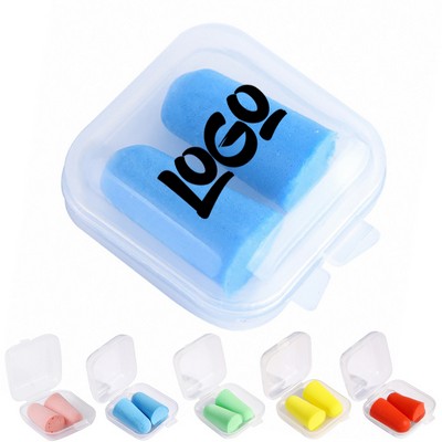 Memory Foam Quiet Earplugs With Case