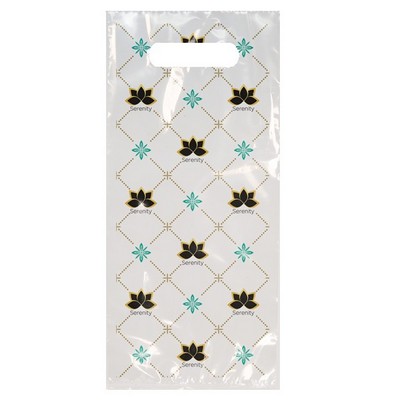 Full Color Scatter Clear Plastic Bag 6" x 13"