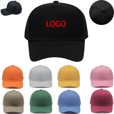 Adjustable Polyester Baseball Cap