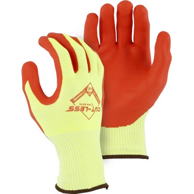 Majestic 35-4565 Cut-Less Watchdog® Hi-Vis Knit w Foam Nitrile Palm