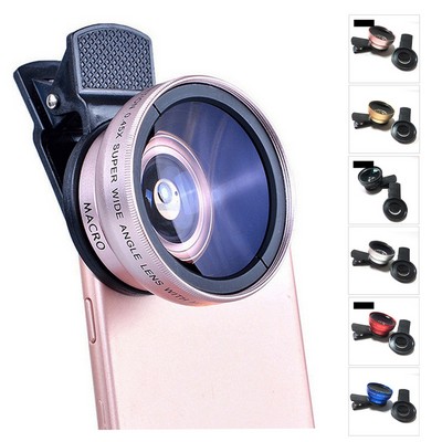 2-in-1 Aluminum Cell Phone Camera Lens Kit