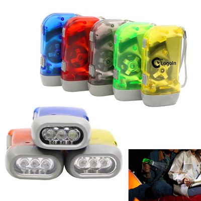 Hand Crank Flashlight