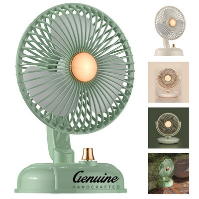 Retro Rechargeable Fan