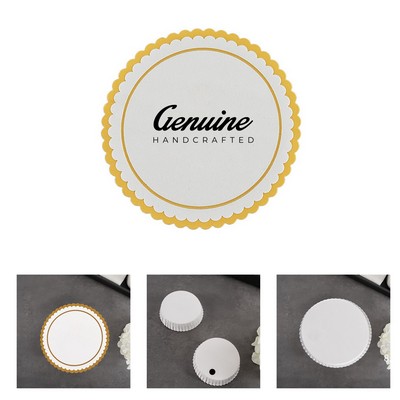 Luxury Eco-Friendly Absorbent Paper Coaster