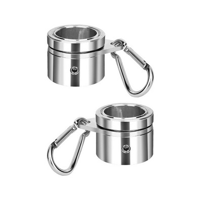 1",1.25",1.5",2" Silver Plastic Rotating Flagpole Clips