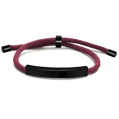 Adjustable Braided Rope Bracelet