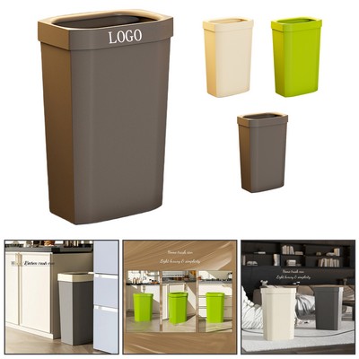 Open-Top Stylish Household Trash Can